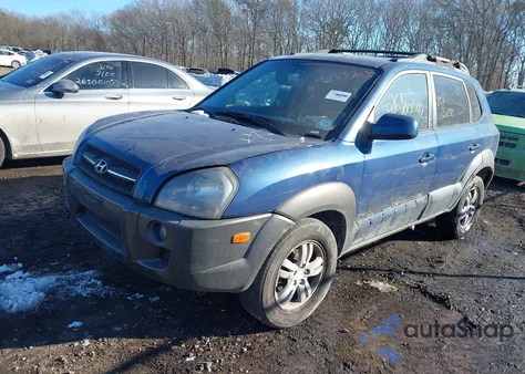 2006 Hyundai Tucson Gls/Limited from USA, damaged, VIN KM8JN12D16U389188